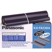 גלילי דיו תואם לפקס Panasonic Fa KX-136  חבילה כפולה,2 גלילים באריזה