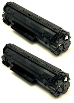 2 יחידות טונר  HP Laserjet pro P1566 קיים גם טונר מגנטי להדפסת צ