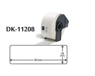 מדבקות למדפסת BROTHER DK-11208 90X38