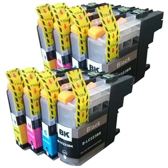 2סט 8 ראשי דיו LC223 BROTHER MFC-J5320DW 