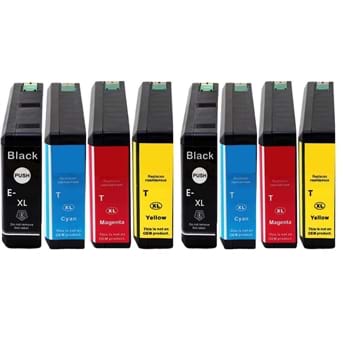 2 סט דיו תואם למדפסת EPSON WorkForce WF 5620 