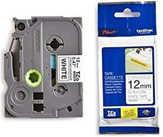 סרט דיו מקורי שחור לבן Brother TZE 231