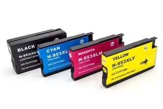 סט 4 ראשי דיו  למדפסת  HP Officejet  pro 8720 953XL  