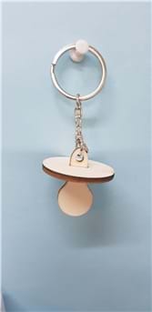 מחזיקי מפתחות סובלימציה בצורת מוצץ.