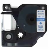 סרט מדבקות DYMO  דימו כחול על לבן תואם