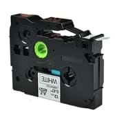 סרט למדפסת מדבקות BROTHER TZ-231 שחור על לבן רוחב 12 מ"מ