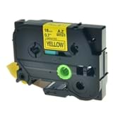 סרט למדפסת מדבקות 12ממ  BROTHER TZ-631 שחור על צהוב 