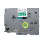 סרטים למדפסת מדבקות 12 ממ BROTHER TZ-731  שחור על ירוק