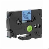 סרט למדפסת מדבקות ניידת 12ממ BROTHER TZ-531 שחור על כחול