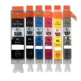  סט דיו  551\550 Canon Pixma IP7250  תואם