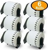 מדבקות 6 למדפסת  BROTHER  מחיר ליחידה  