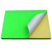 מדבקות זוהרות להדפסה צבע ירוק