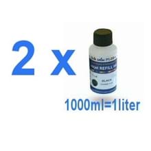 ערכת מילוי דיו  2ליטר  שחור איכותי ביותר made in Germany   HP