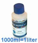 ערכת מילוי דיו 1 ליטר HPכחול איכותי ביותרmade in Germany