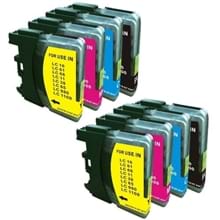 2 סט דיו  למדפסת BROTHER MFC-J615W תואם