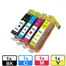 1 סט דיו  תואם HP Deskjet ink advantage 4615