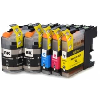 סט ועוד דיו שחור תואם למדפסת BROTHER MFC-J245 