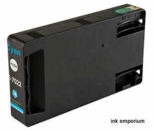 דיו תואם כחול למדפסת EPSON WorkForce WP 4525 