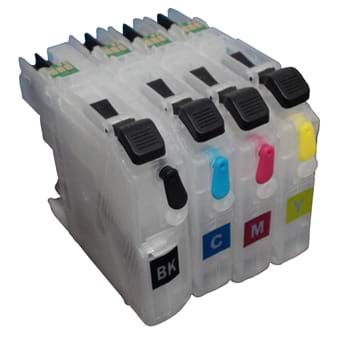 ראשי דיו רב פעמיים מתמלאים למדפסת BROTHER J480 LC223