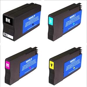 סט 4 דיו תואם  HP Officejet pro 8600 plus 951XL 