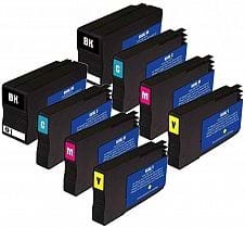 2 סט  ראשי דיו  תואם  HP Officejet pro 8610  950XL 