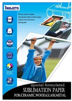 נייר סובלימציה למוצרים קשים 200 יחידות