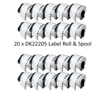 מדבקות 20 למדפסת  BROTHER  