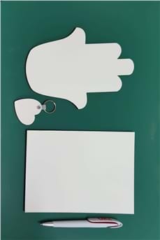 לוח  בצורת חמסה 15X20 ס"מ סובלימציה