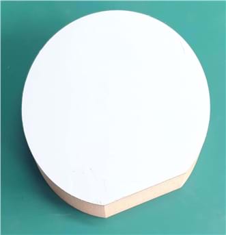 בלוק עץ סובלימציה עיגול  בקוטר 13ס"מ עובי 3 ס"מ